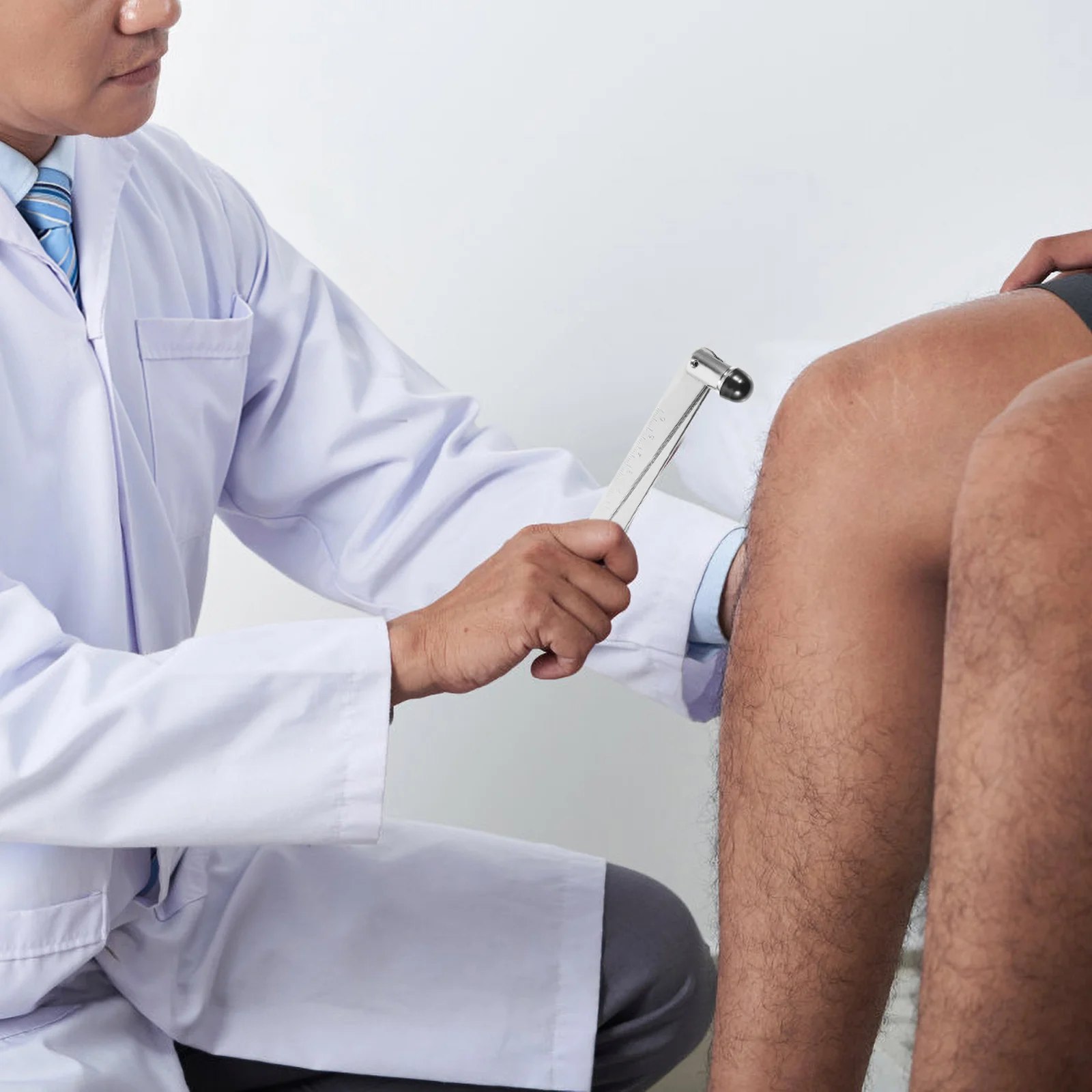مطرقة منعكسة من الفولاذ المقاوم للصدأ للاختبار العصبي، أداة طبية محمولة، أداة قرع للعيادة