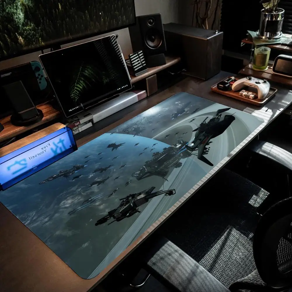 Star Citizen Mouse Pad Keyboard Mouse stitch Mouse pad,Gaming Accessories,Long Desk Mats,PC Parts XXL90x40cm