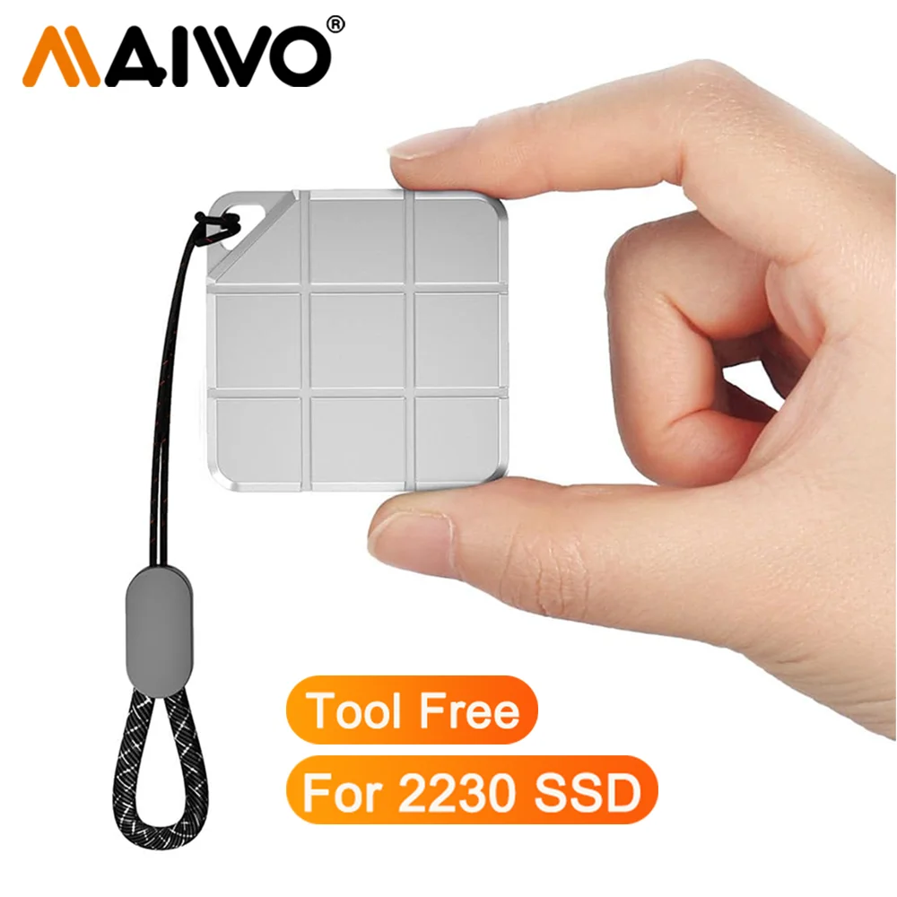 

MAIWO 2230 NVMe/SATA M.2 SSD корпус USB C 3,2 Gen2 к NVMe PCI-E внешний диск SSD корпус для IPhone 15 Pro MacBook ПК чехол