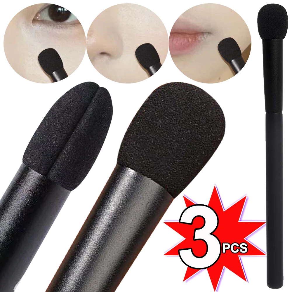 Soft Sponge Concealer Brushes Double-sided Microphone Design Cover Blemishes for Blending Makeup Face Contouring Makeup Brushes