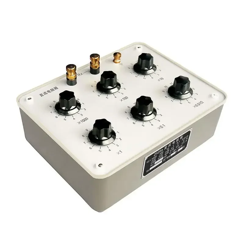 DC Standard Resistance Box ZX25A Dc Resistor Switching Resistance Box Electrical Resistance Tester For Teaching
