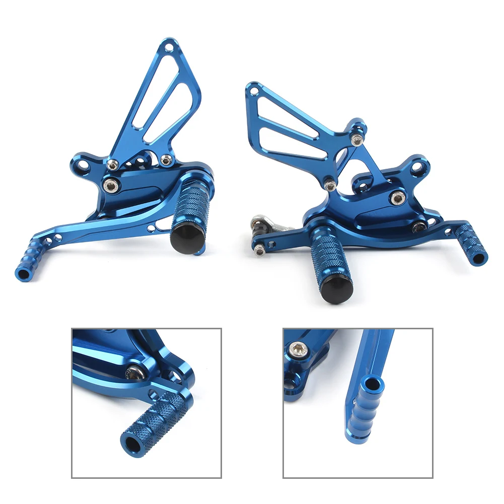 

CBR954RR CBR929RR 02-03 Adjustment Motorcycle Foot Pegs Rest Rear Set Footrests Rearset Kit For Honda CBR 954 929 RR 2002 2003