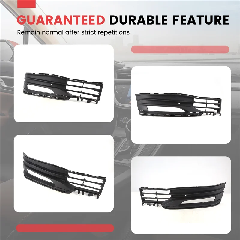 

AB61-Front Bumper Fog Lamps Grille For BMW 5-Series G30 G31 G38 Fog Lamp Frame 51117421083 51117421084