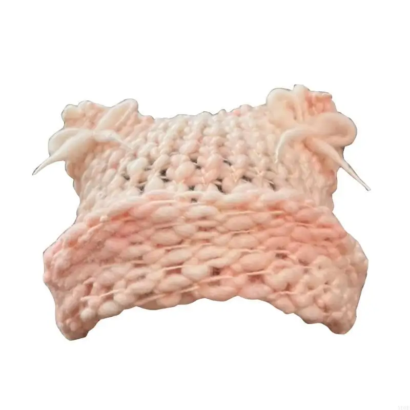 冬厚い猫耳帽子保温帽子防寒防風帽子大人ティーン-y08e