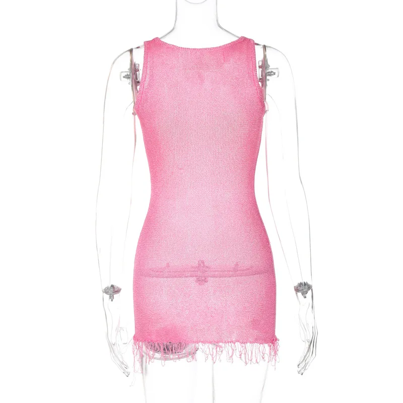 女性のためのセクシーな黒のショートタイトドレス,ノースリーブ,基本的なミニドレス,夏服,2024