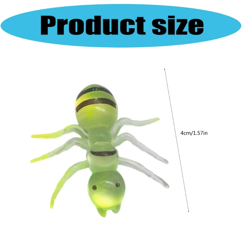 야외 할로윈 장식 및 교실 교육을 위한 현실적인 개미 시뮬레이션 장난감 15UB