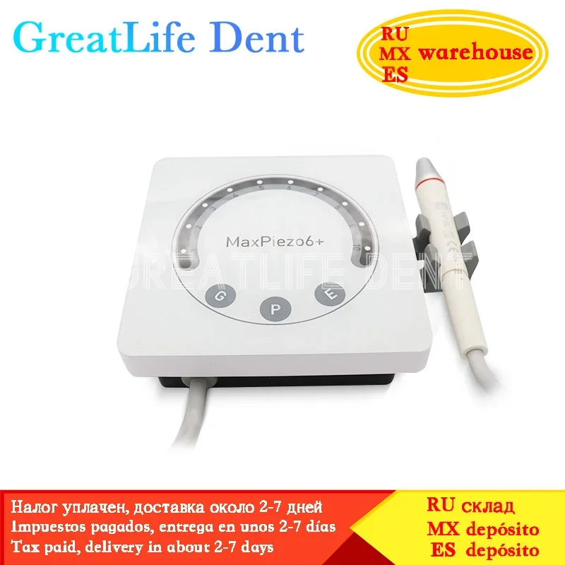 GreatLife Dent Refine MaxPiezo 6+ Electric Portable Teeth Whitening Dental Scaler Dental Scaler Piezo Dental Scaler