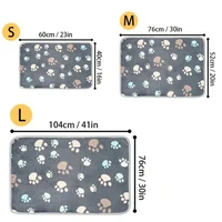 Dog Blankets Cat Soft Fluffy Fleece Pet Blanket Warm Cute Print Design Puppy Kitten Doggy Paw Small 6