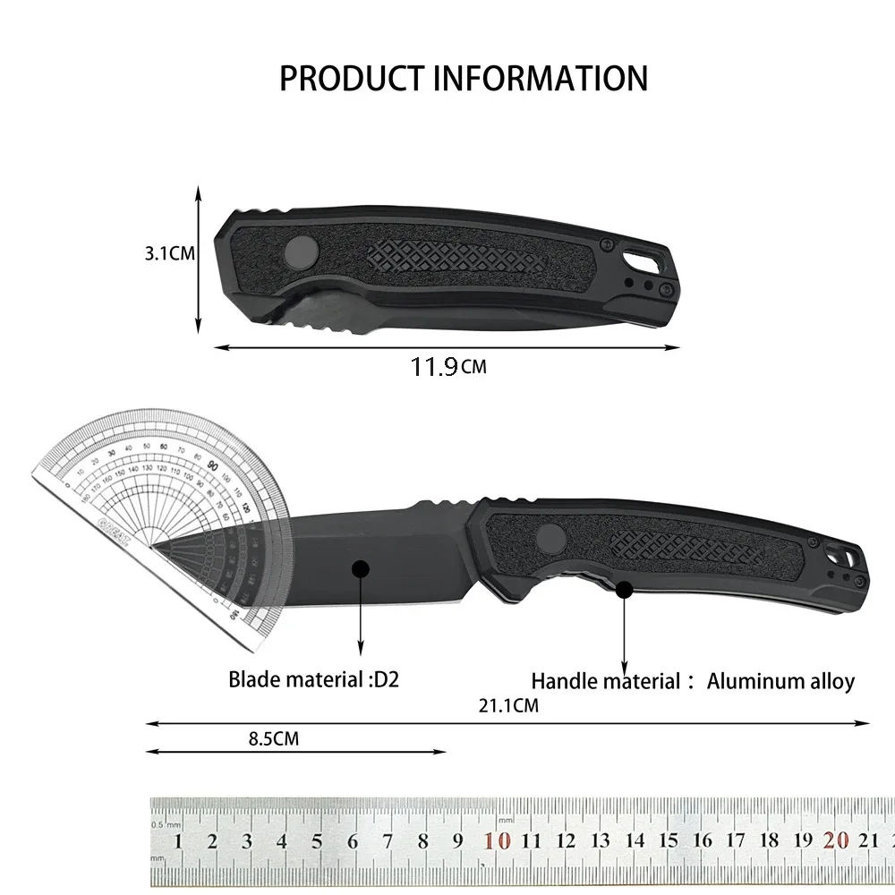 KS 7105 AU TO Folding Knife CPM-M4 Blade Aluminum Handle Pocket Knife EDC Outdoor Camping Hunting Survival Military Tools