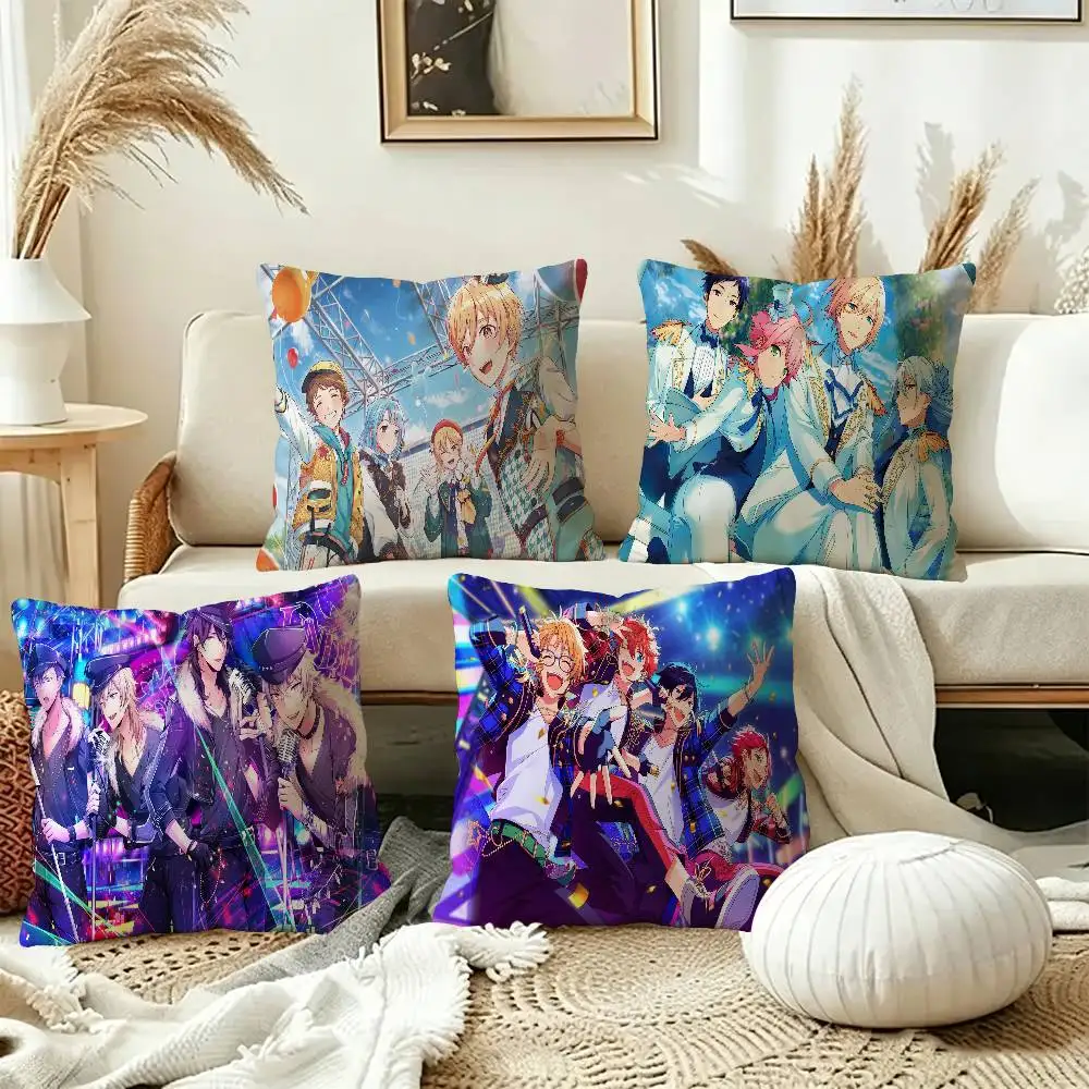 Maiden Game Ensemble Stars pillow cover sofa cushion cover home room decoration children gift