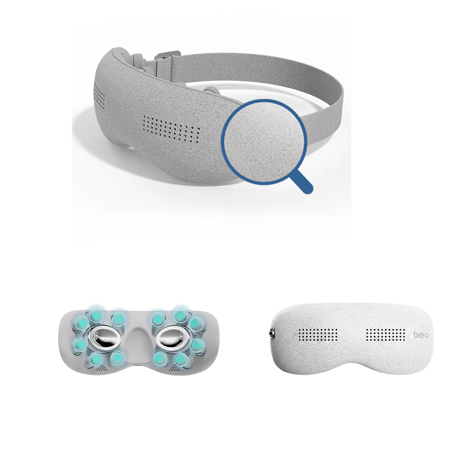 

Hot & Cold Eye Massager With Air Compression | Rechargeable Electric Eye Therapy Mask For Dry Eyes, Dark Circles & Puffiness