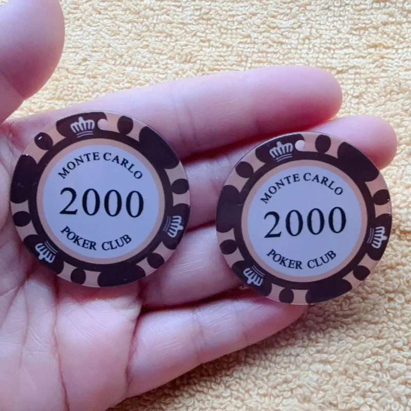 10pcs Acrylic Digital Pendant for DIY Jewellery Making