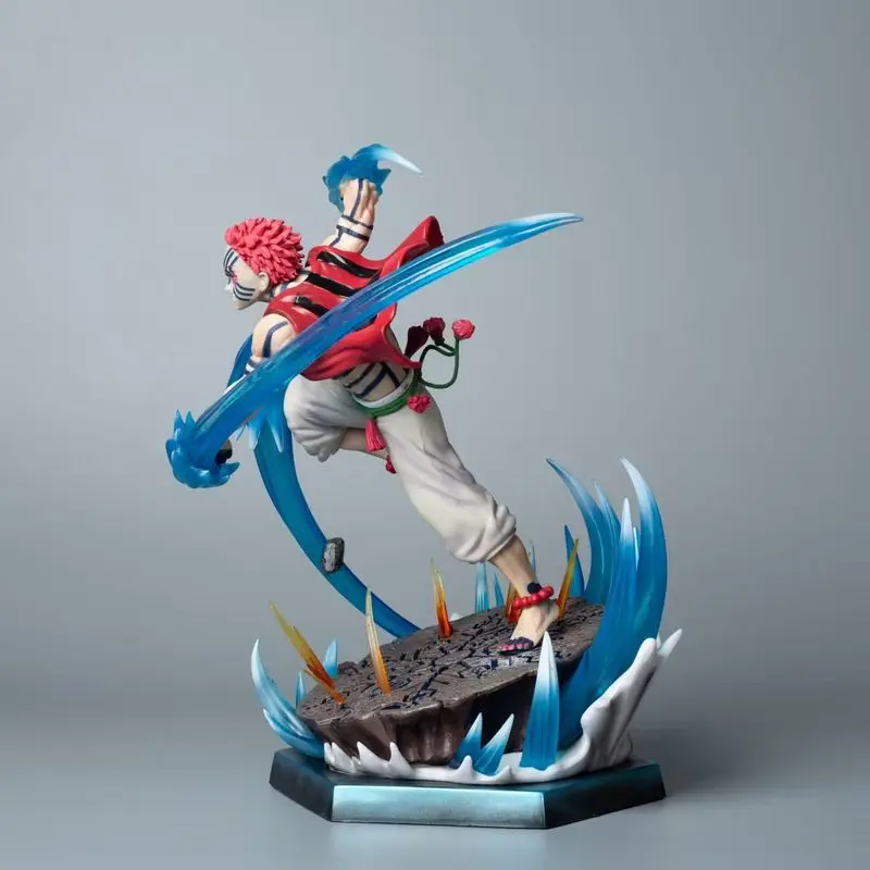 

Ghost Annihilation Blade GK Top Wind Three Handheld Ornament, Simple Carving, Wowo Seat, Luminous Statue, Anime Handheld Model