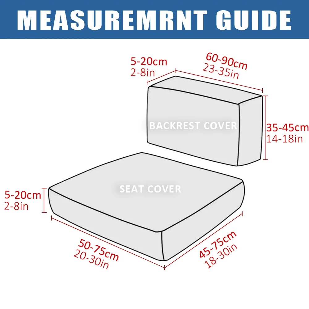 2pcs Milk Silk Sofa Seat Cushion Cover Elastic Backrest Cover Dust-proof for Garden Patio Sofa Decor Available All Seasons