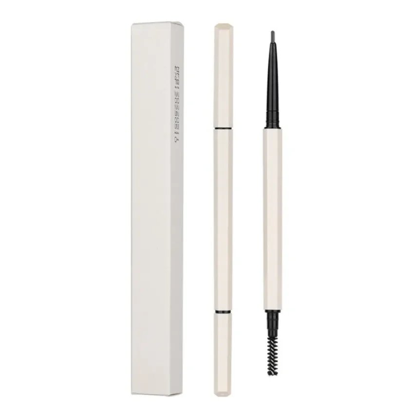 3Colors Eyebrow Pencil Private Label Long-lasting Nature Waterproof Sweat-proof Double-headed Automatic Custom Logo Makeup Vegan