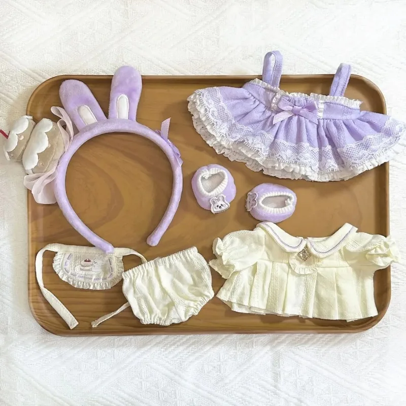 20 centimetri Nessun Attributo Kawaii Dolce Peluche Farcito Corpo della Bambola Con Vestiti Gioco Mostro Vestire Giocattolo Figure Carine Bambole Regalo Cosplay