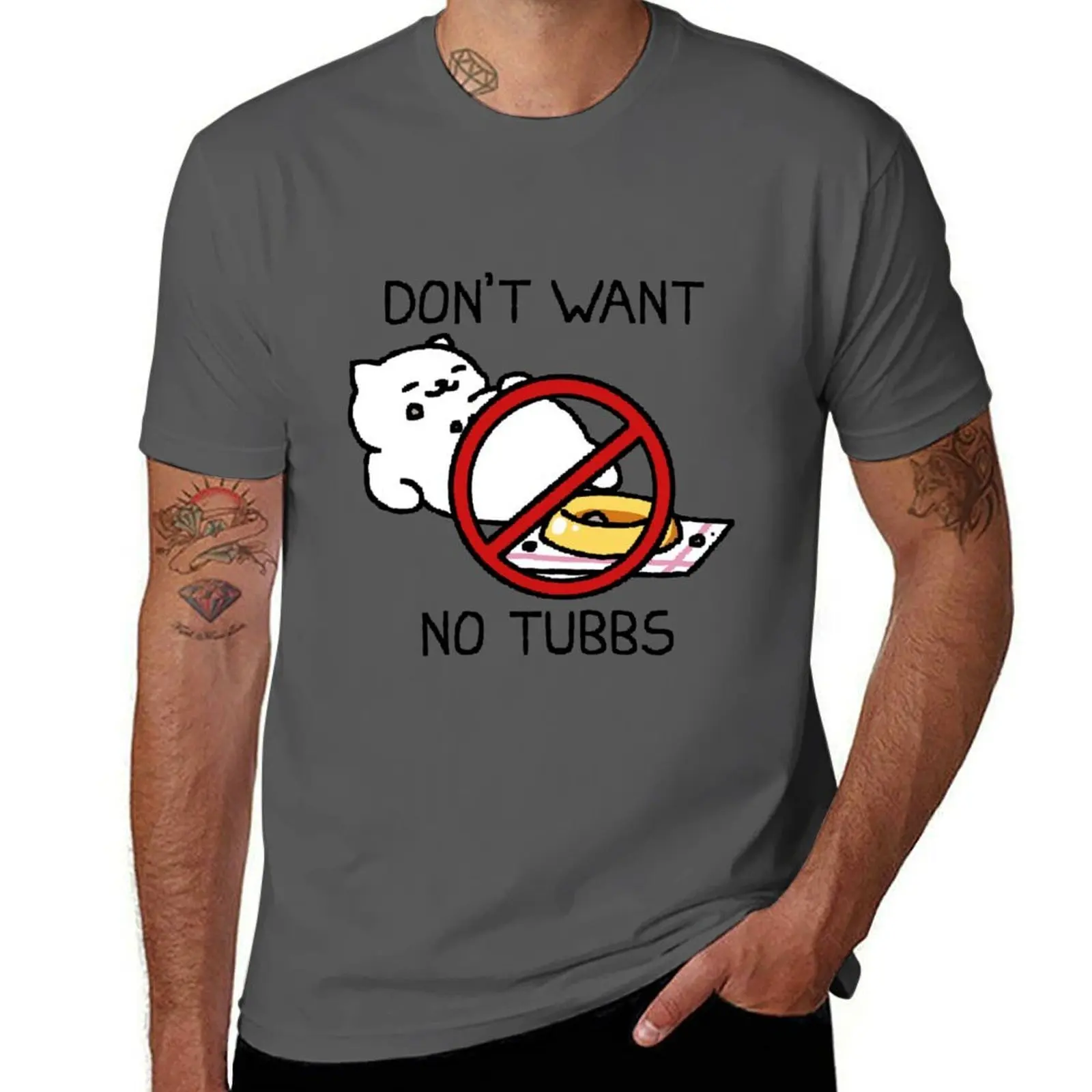 

Neko Atsume - Dont Want No Tubbs T-Shirt Work Utility Short Sleeve Shirt