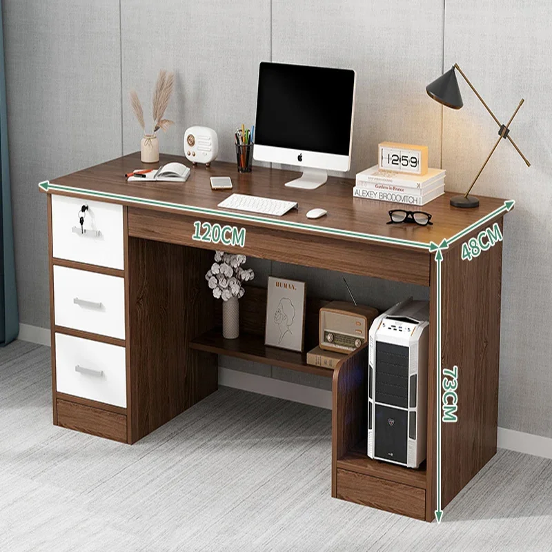 

Storage Drawers Study Desk Gaming Studio Reception Computer Office Desk Adjustable Modern Biurka Komputerowe Coffee Furniture