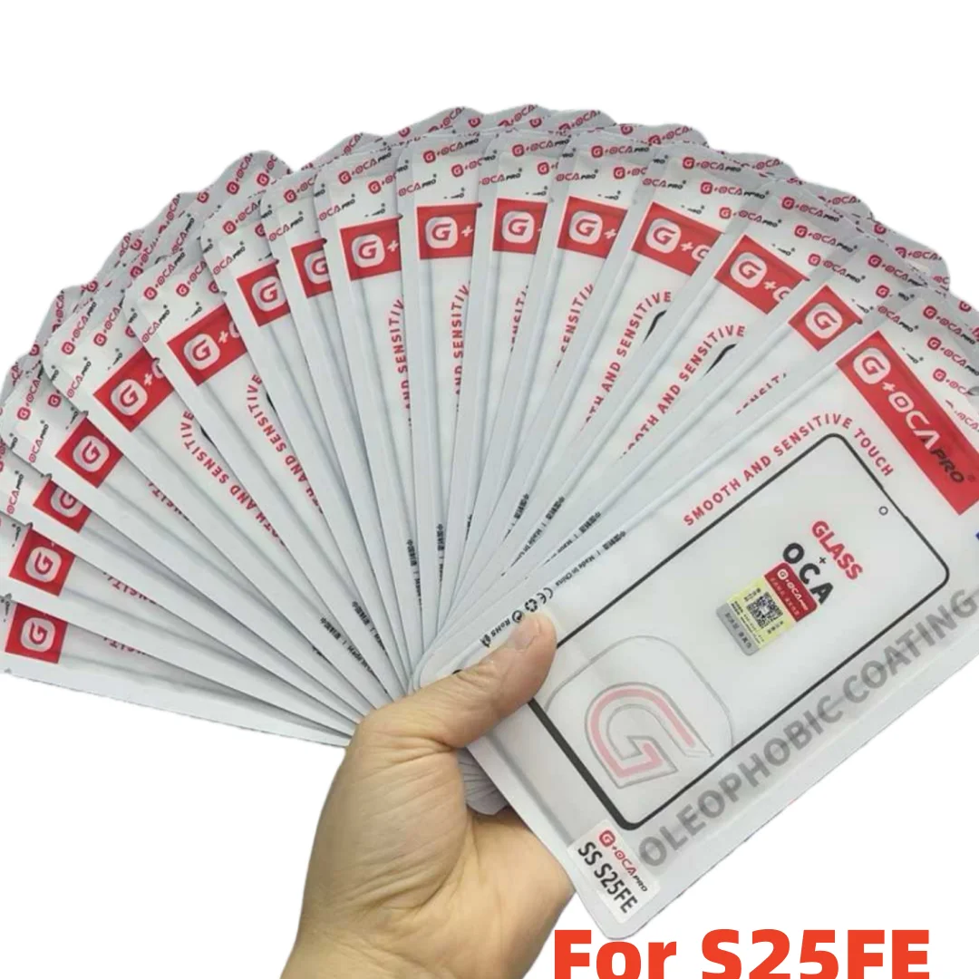 10PCS G+OCA PRO Front Glass Lens Screen For Samsung S25FE S10E S24FE S10Lite S20FE S21 S22 S23 PLUS S24 C55 S26 Touch Panel