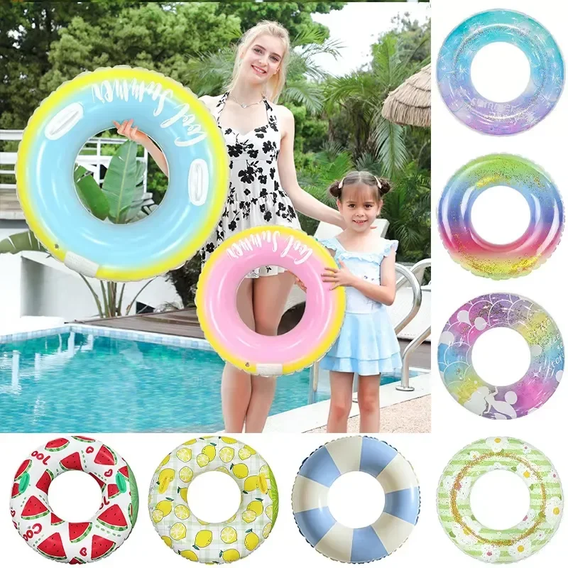Recommended Products Durable Inflatable Swimming Float Summer Water Pool Toys Pool Party Decor Ring Assorted Color Inflatable