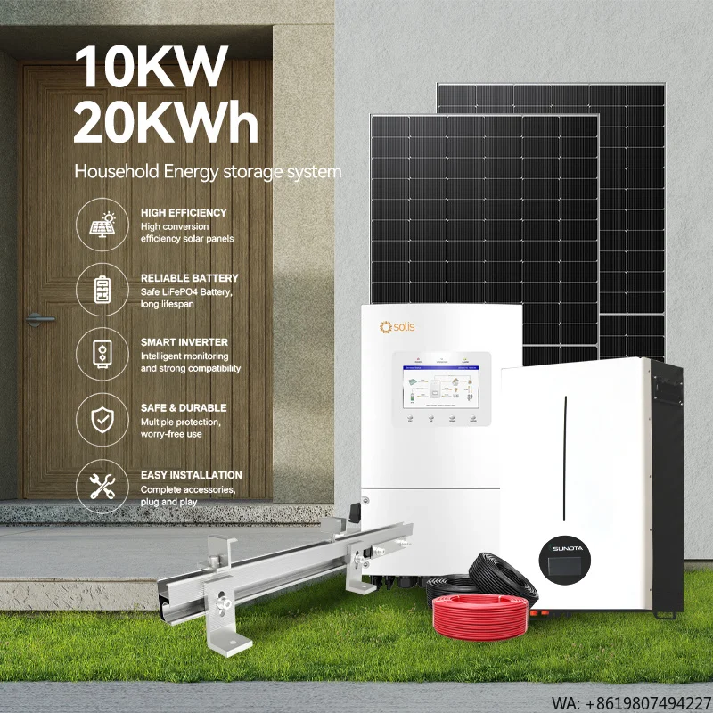 Solar Photovoltaic Energy Kit Hybrid Single 3 Phase Hybrid Off Grid 15kw 3kw 5kw 10kw Complete Solar System Home Power for Home
