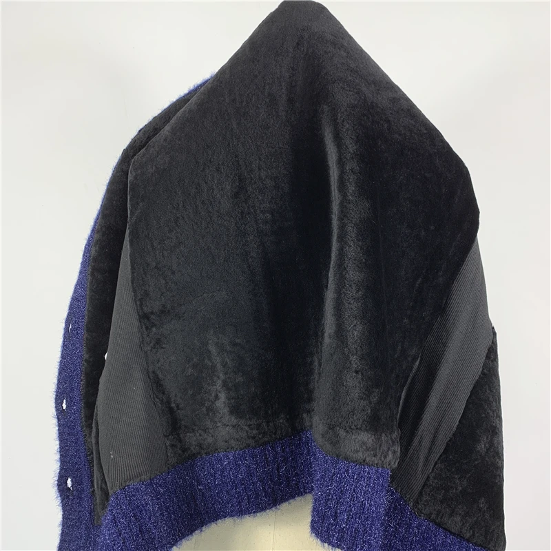 Gilet en fourrure d'agneau Gilet intérieur en peau et cheveux intercalés pour femme Mom Sle Manteau en fourrure d'agneau véritable en peau de mouton australienne pour Mi...