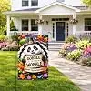 Panda Garden Flag for Outside Fall Harvest Cute Porch Decor cci
