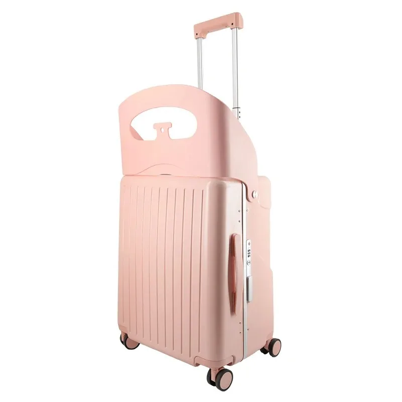 Newly Designed Children's Luggage Luggage 20-Inch Computer Carry-on Luggage with Seat