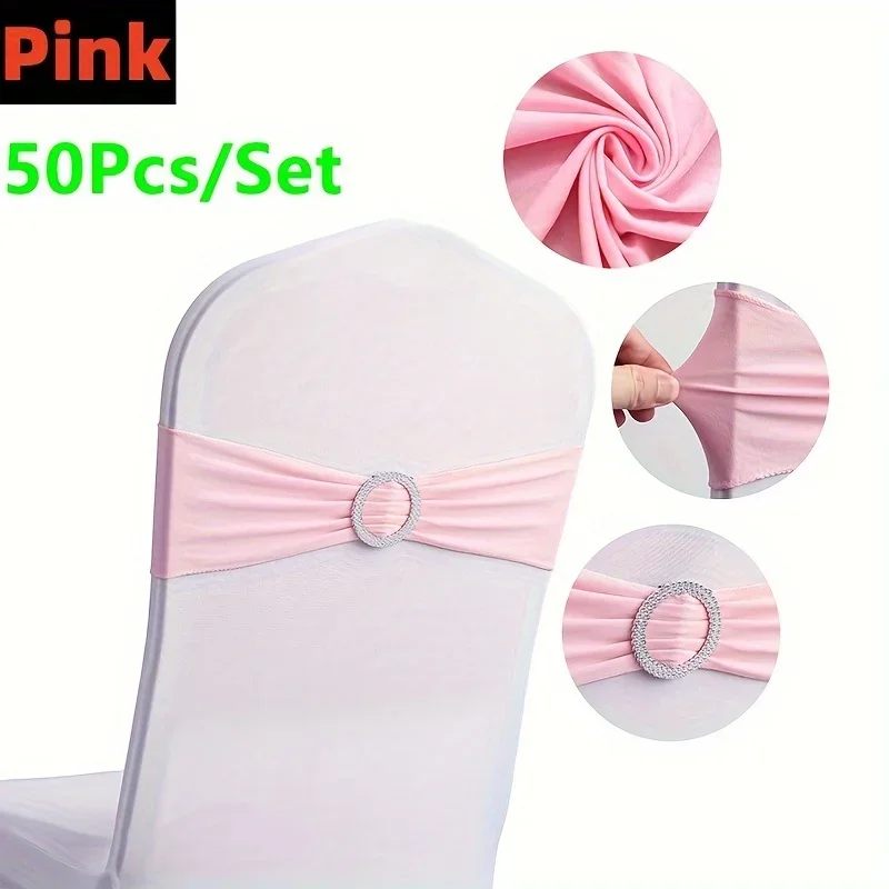 50-حزمة كرسي مرن عقدة التعادل القوس مشبك الزفاف الديكور زر كرسي الغطاء الخلفي فندق مقعد المنزل ديكور حديث