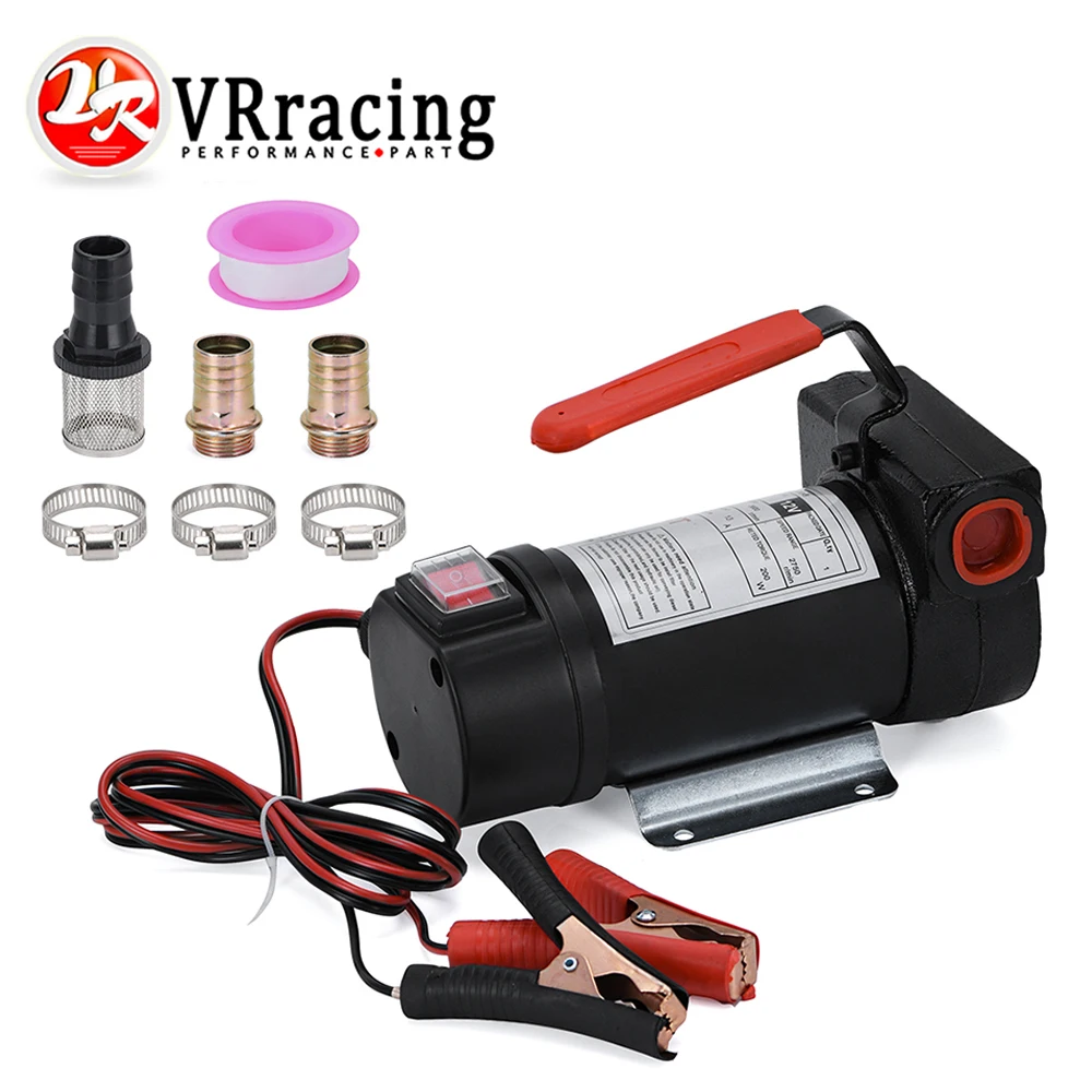 Electric Fuel Diesel Transfer Pump Kit Kerosene Extractor 12V 220W DC 13GPM High Flow Self Priming Portable For Auto Motor Truck