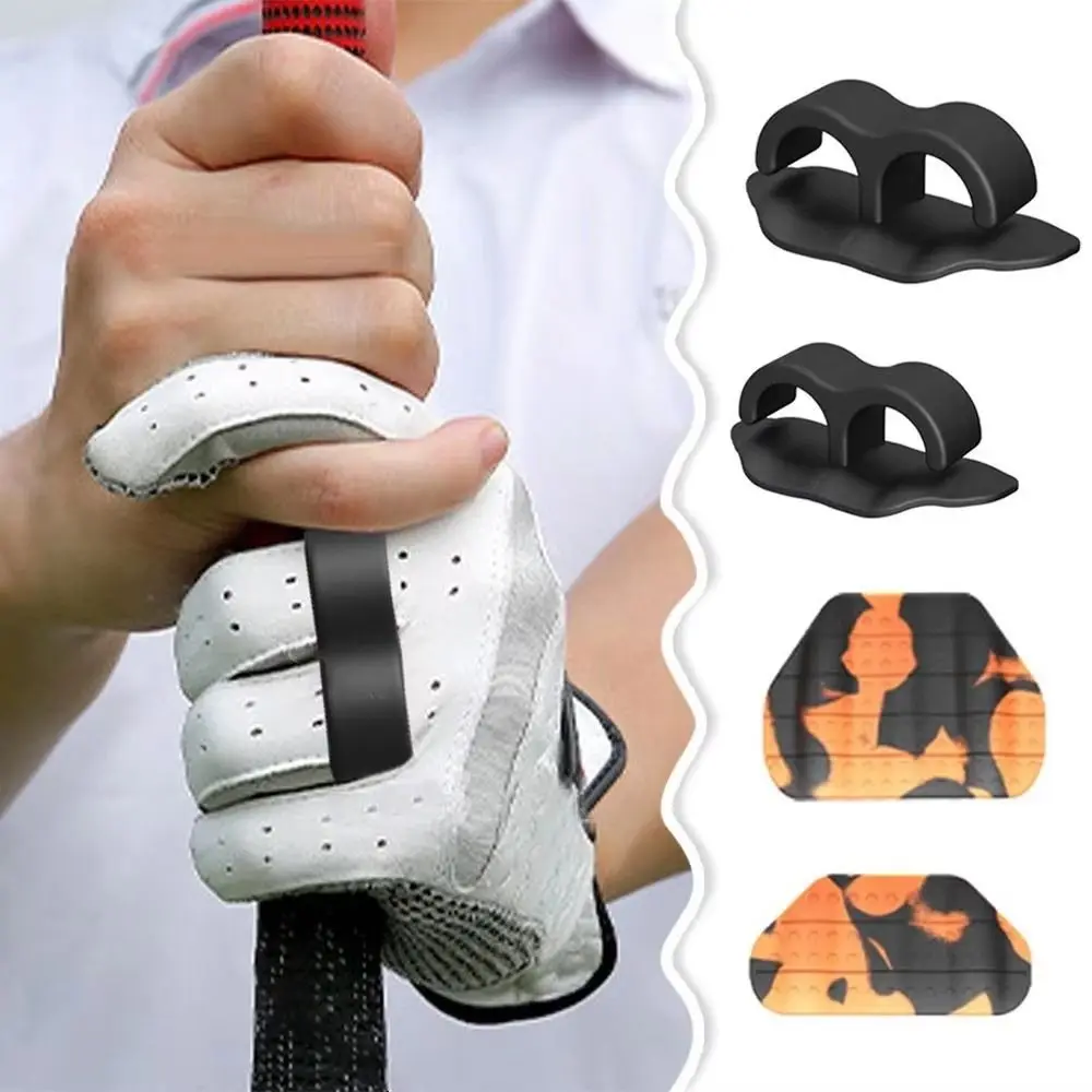 

2 pcs Enhanced Ball Control Golf Club Grip Trainer Swing Grip Pad T-Shape Golf Club Hand Grip Correct Posture Silicone
