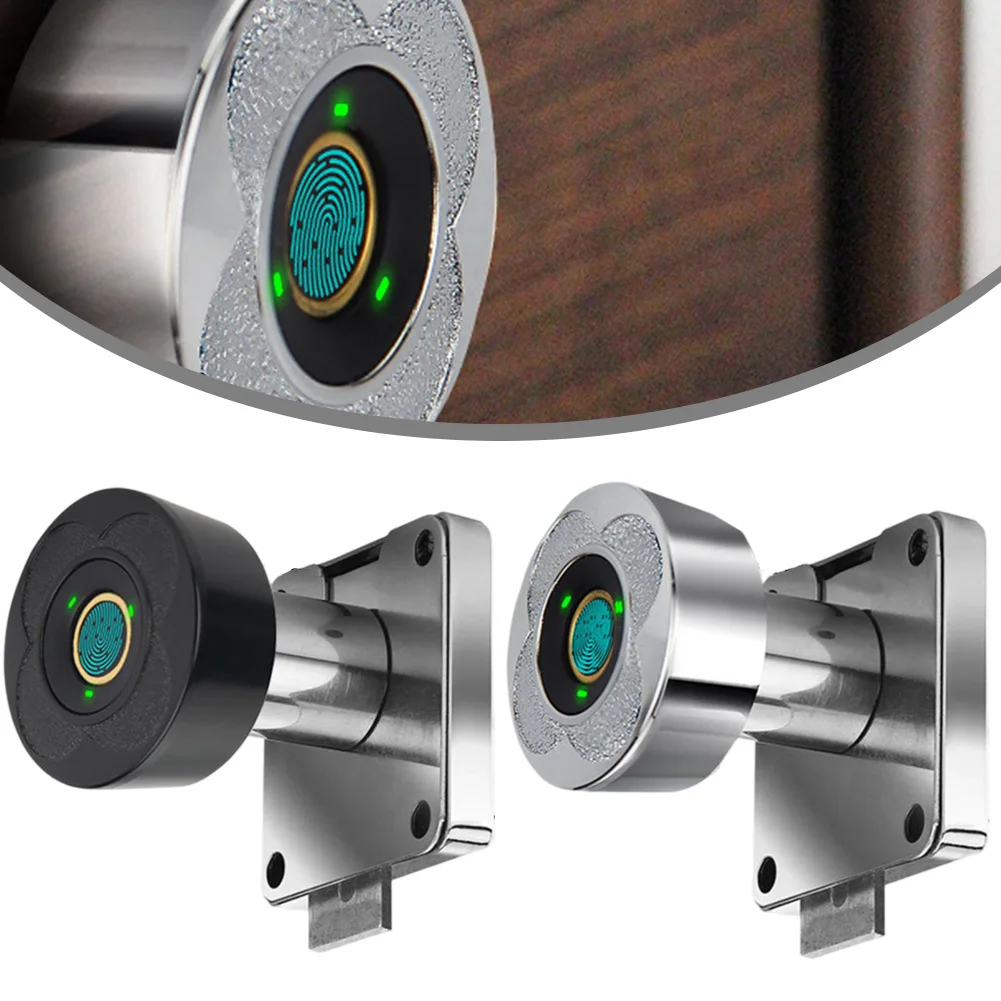 

Biometric fingerprint lock cylinder for mailbox and drawer cabinets zinc alloy construction for secure single door locking