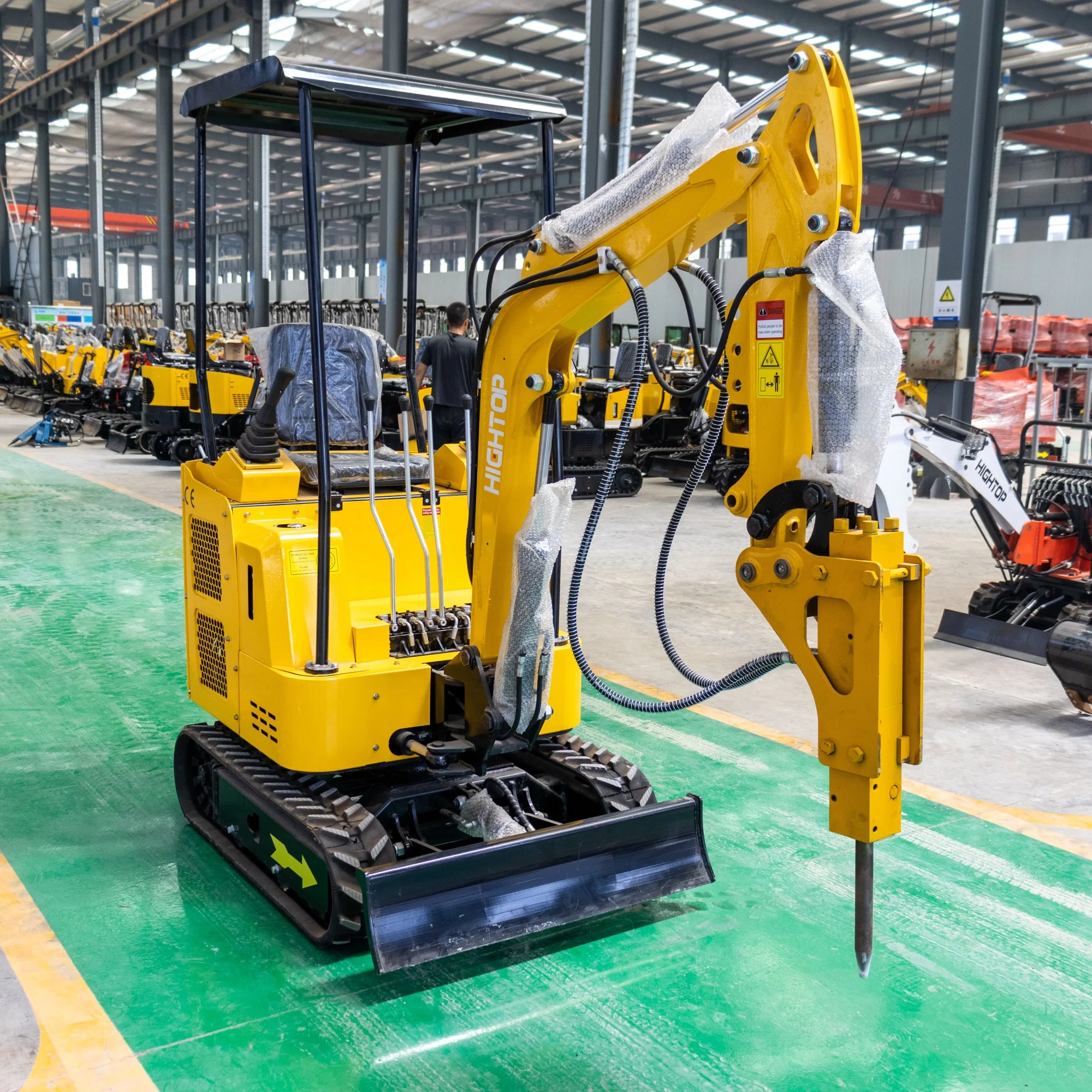 Free Shipping Micro Excavator Small Digger Accessories Break Hammer Attachment For 0.8t-3t Mini Excavator