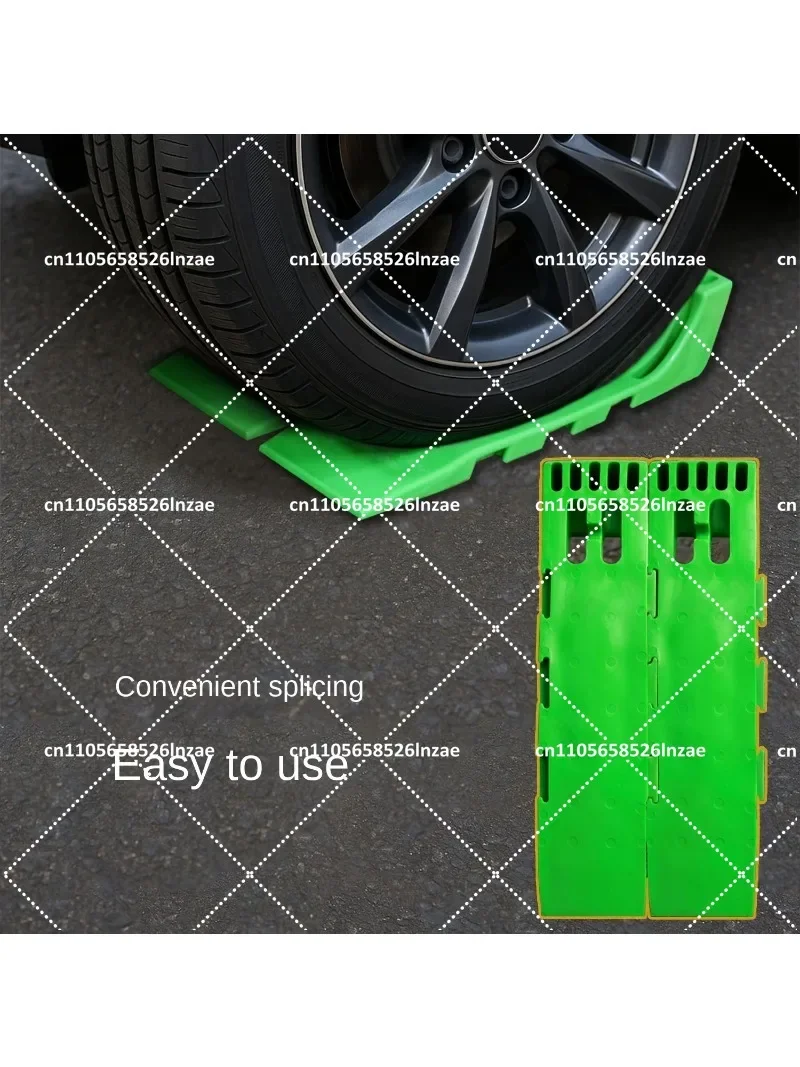 Heavy Duty Interlocking Plastic Tire Skates for Trailer Ramp And Wrecker Use Durable Equipment for Safety And Convenience