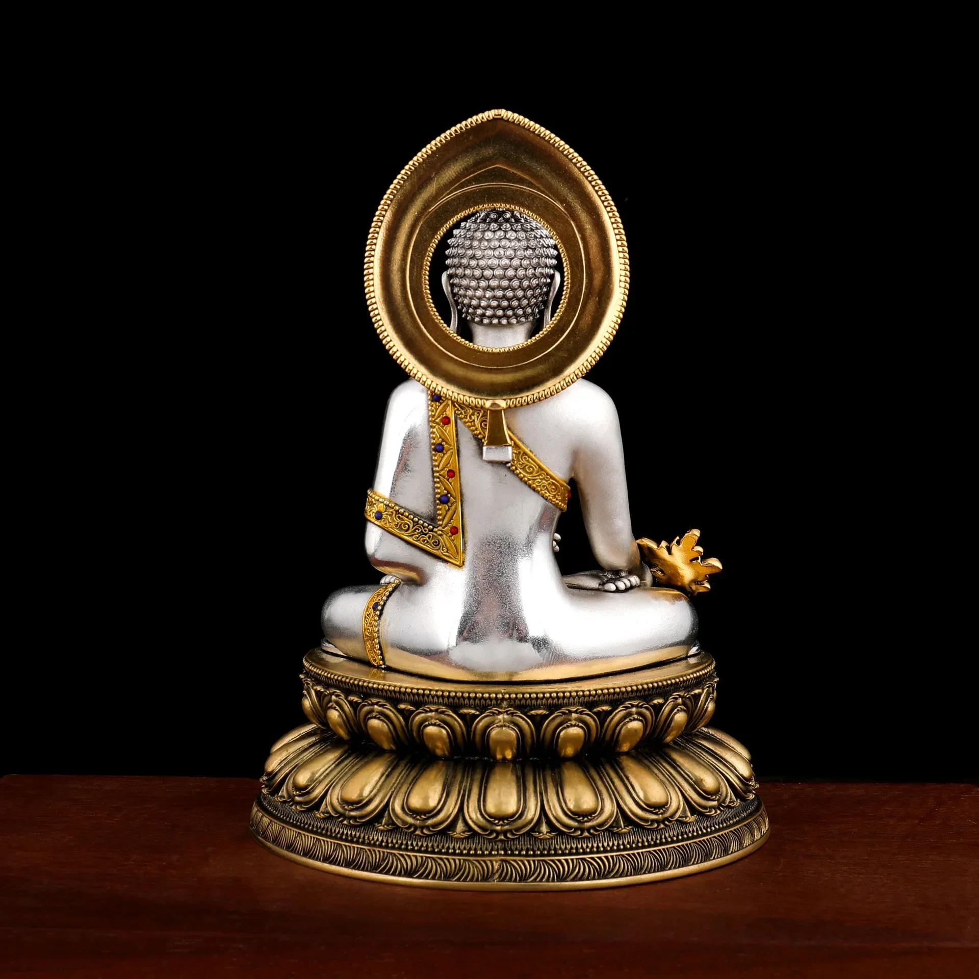 TQH-i7.7 Medicine Buddha Home Offering Ornaments Crafts Portable Small Buddha Statues Buddhist Utensils Supplies