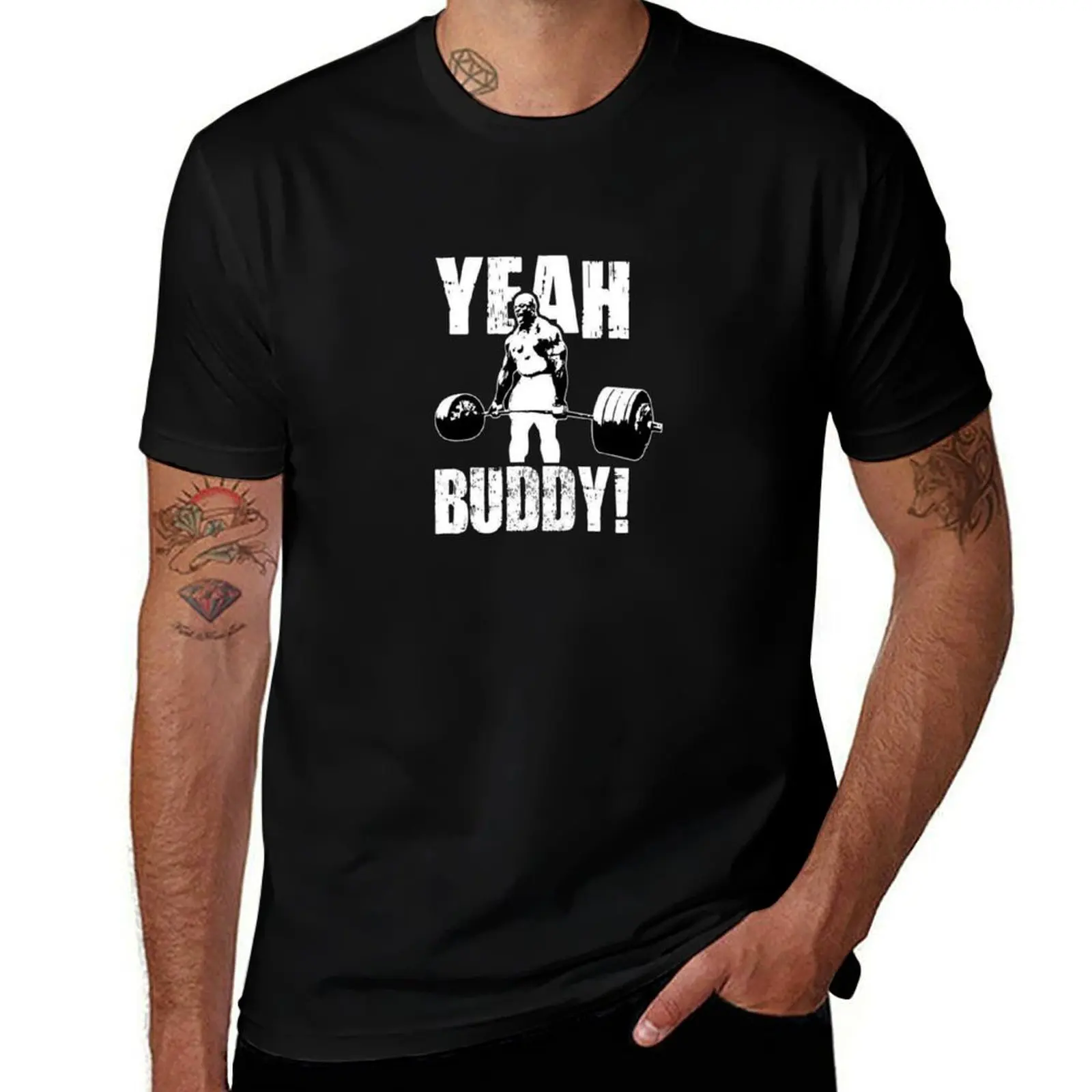 Футболка Ronnie Coleman Yeah Buddy с абстрактным принтом