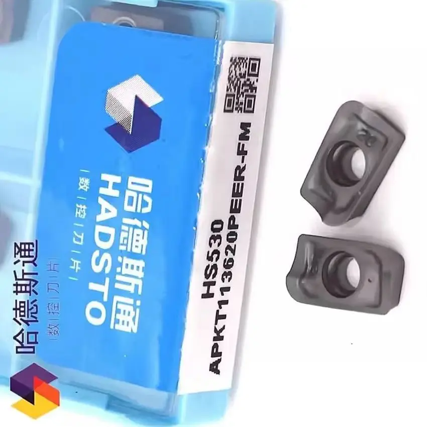 

APKT113620PEER-FM HS530 APKT113620PEER HADSTO CNC blade carbide inserts Milling inserts 10pcs/box