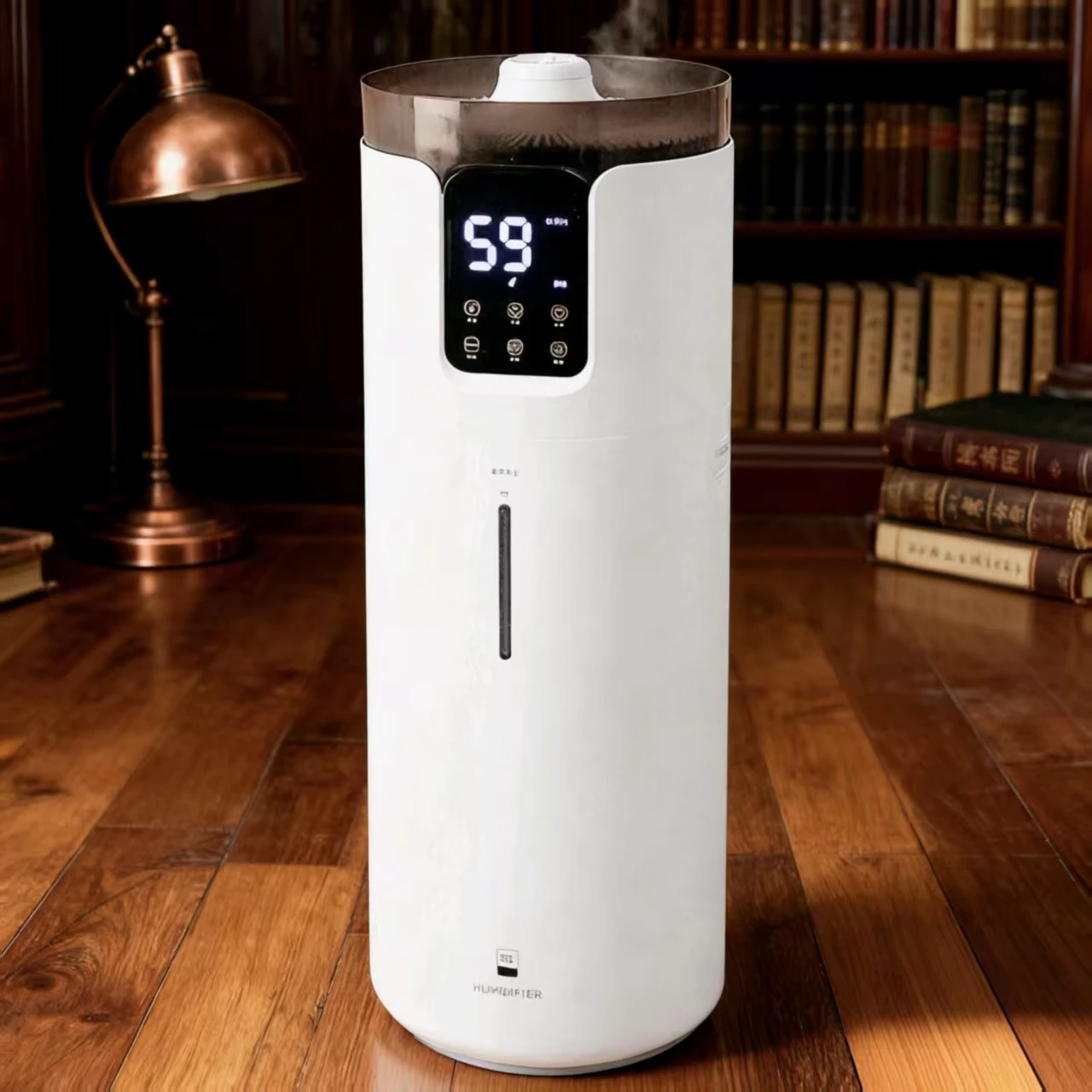 Ultrasonic Diffuser Humidifier 16L Floor Standing Household & Hotel Use Warm Mist Timer Air Purifier