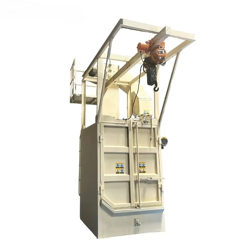 Hook Type Industrial Blasting Machine for Agricultural Machinery Parts Cleaning Paint Adhesion Improvement Customized Treatment