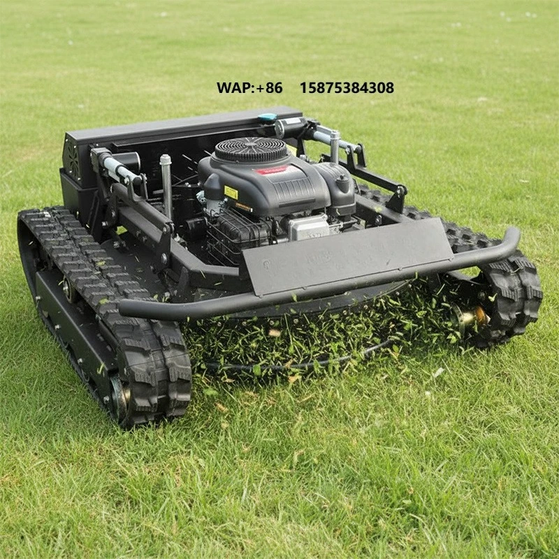 New 900mm Wireless Grass Cutter Machine RC Crawler Remote Control Lawn Mower with Snow Shovel