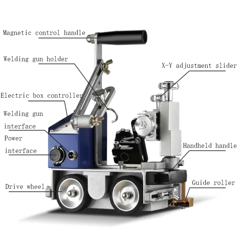 HK-8SS Welding Trolley Corner Welding Machine Automatic Portable Automatic Magnetic Corner Welding Trolley