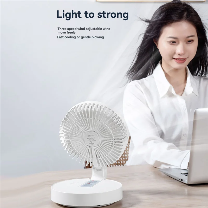 

A96K-Portable Versatile 4-Season Fan With Flexible Wireless Folding Wall Hanging Year-Round Comfort
