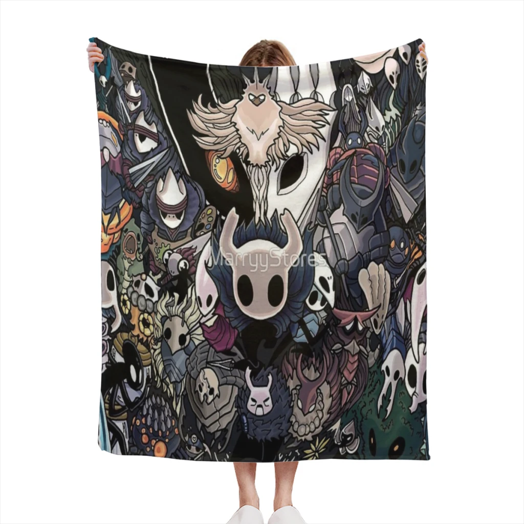 

Hollow-Knight Summer Blanket Thin Blanket Comforter Flannel Soft throw Blankets Warm Home and decoration