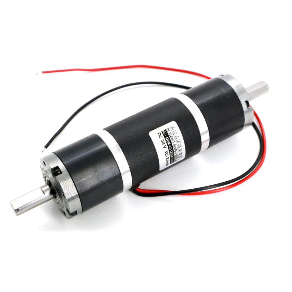 42MM Dual Gearbox-Shaft DC Reduction Planetary Motor 12V 24V ATM Automation Robot Accessory 42GM-4265ZY