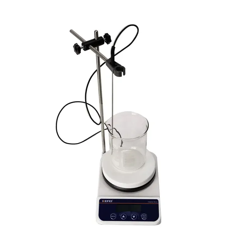 COOFULL  Laboratory Magnetic Stirrer with Hot Plate and Overhead Agitator Mixer 10L/20L Capacity Motor & Gear Core Components