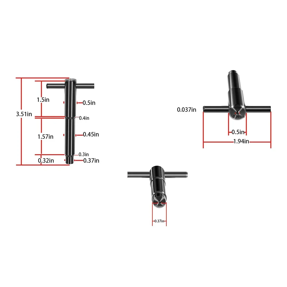 JDG1559 Timing PIN for John Deere Stanadyne Injection Pump Timing Tool Alternative 40610/JDG1559 Injection Pump Tool Black Tool