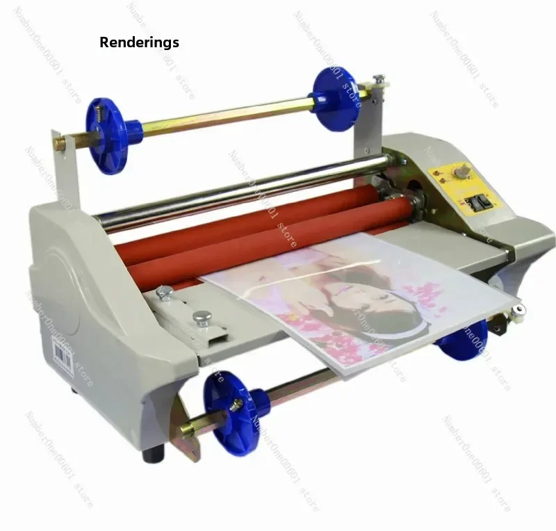 Film Laminating Machine Single-sided Electric Hot Laminating Adhesive Crystal Label Cold Photo Book Film