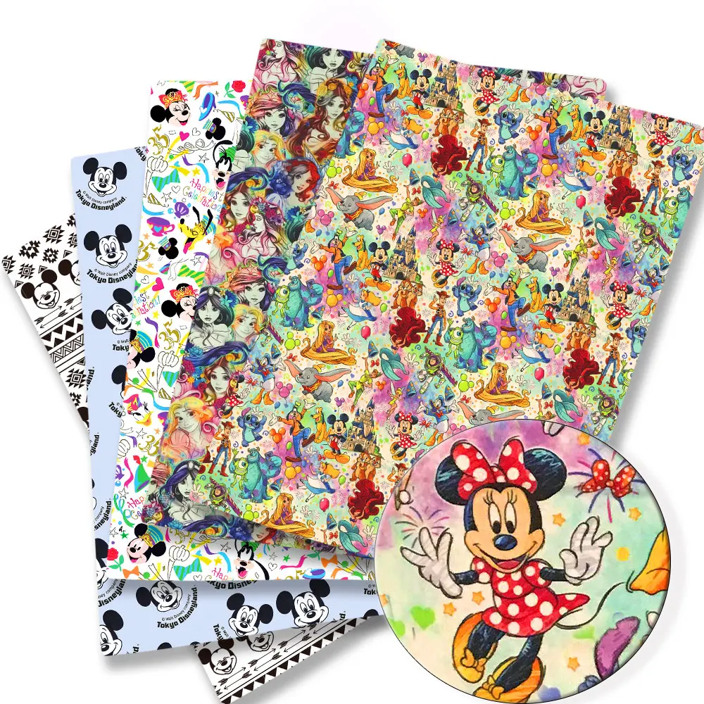 

disney fabric 140x50CM Cartoon cotton fabric Patchwork Tissue Kid Home Textile Sewing Doll Dress Curtain Polyester cotton Fabric