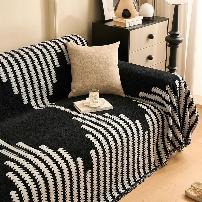 Hause Sofa Abdeckung Wohnzimmer Sofas Decke Abdeckung Verhindern Katze Kratzer Decke Sofa Abdeckung Gestrickte Decke Schnitt Sofa