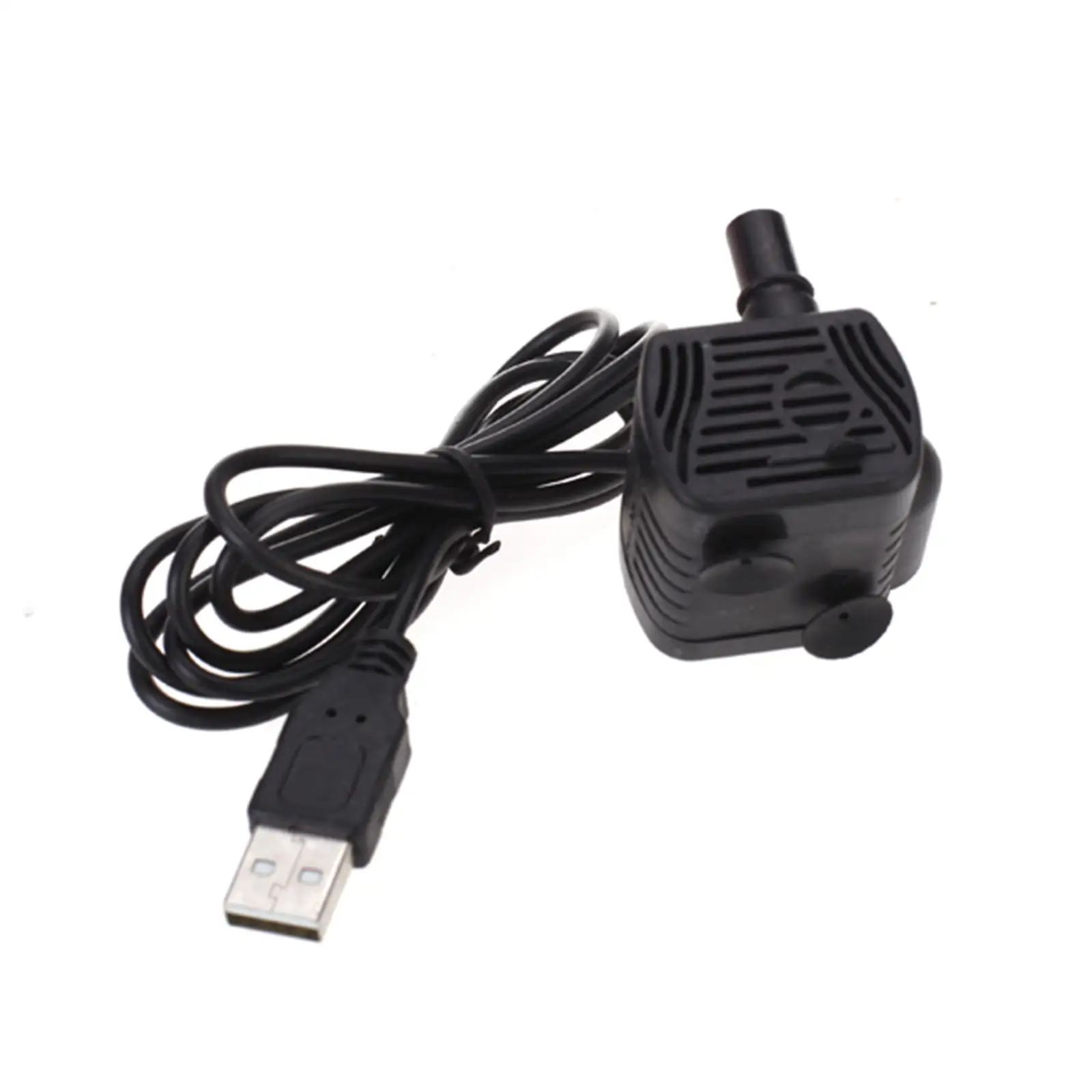 Mini Submersible Water Pump Adjustable Flow USB Powered for Aquarium Fish Tank Hydroponic Garden Fountain